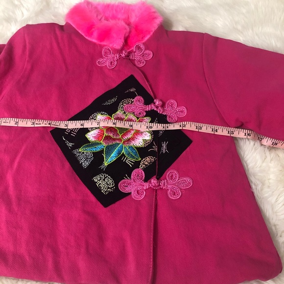 Asian inspired little girls jacket coat SM - Picture 6 of 8
